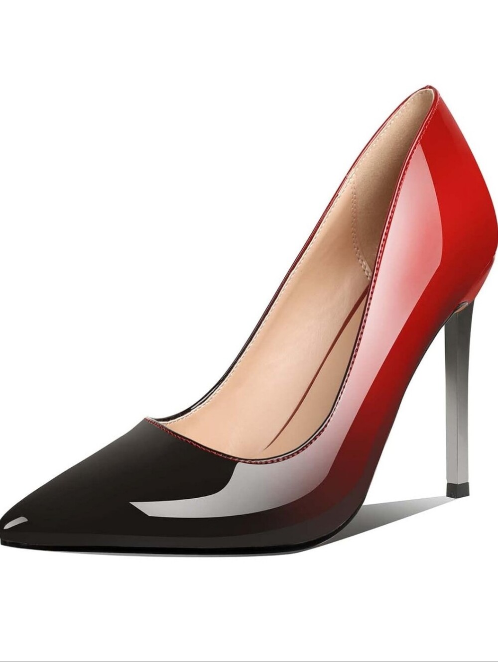 wetkiss Red Black Ombre High Stiletto Heels Size 9